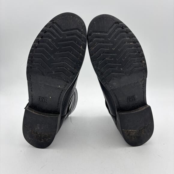 Frye Veronica Short Engineer Moto Bootie Boots Women's 8 - Picture 7 of 12